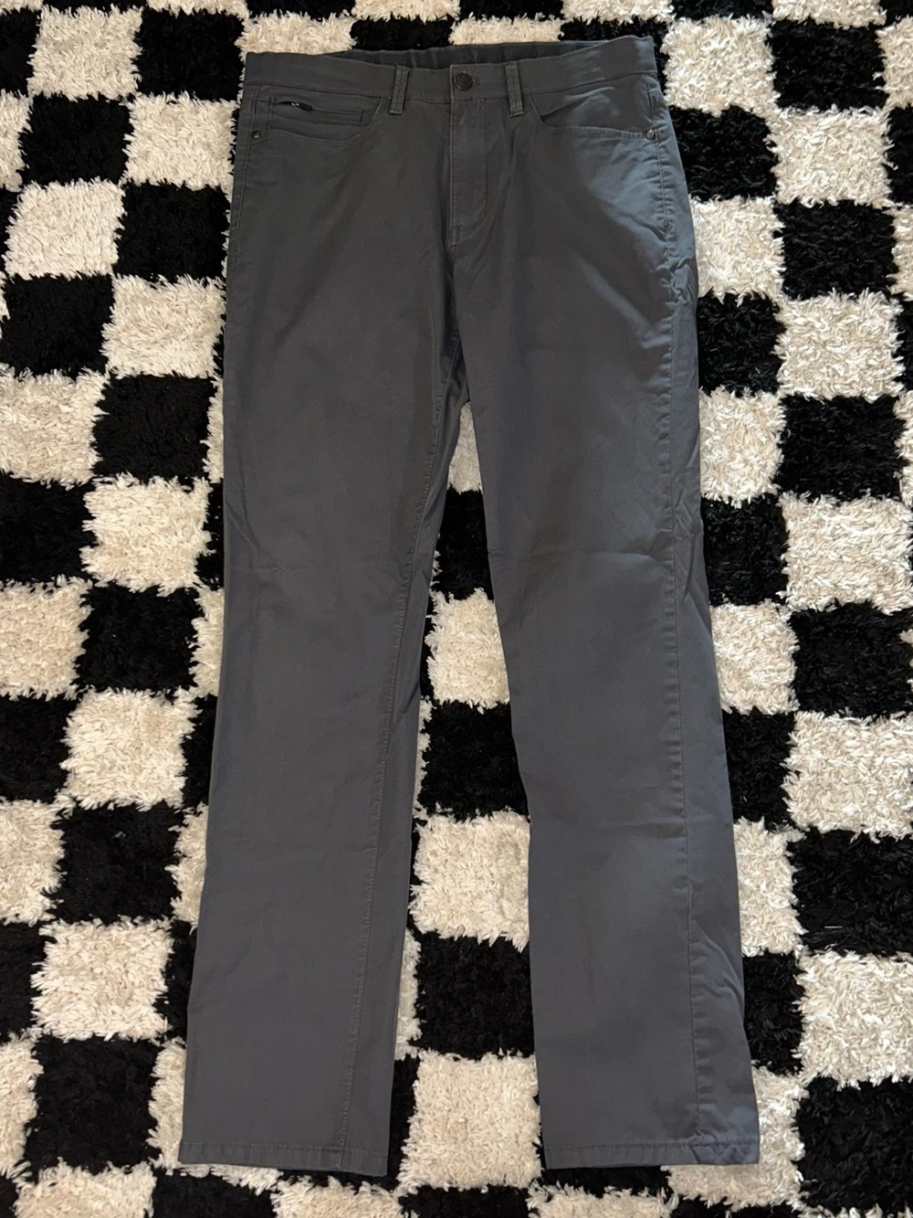 English Laundry Men’s 5 Pocket Pant Dark Iron Gray (32x32) Measures (32x31)
